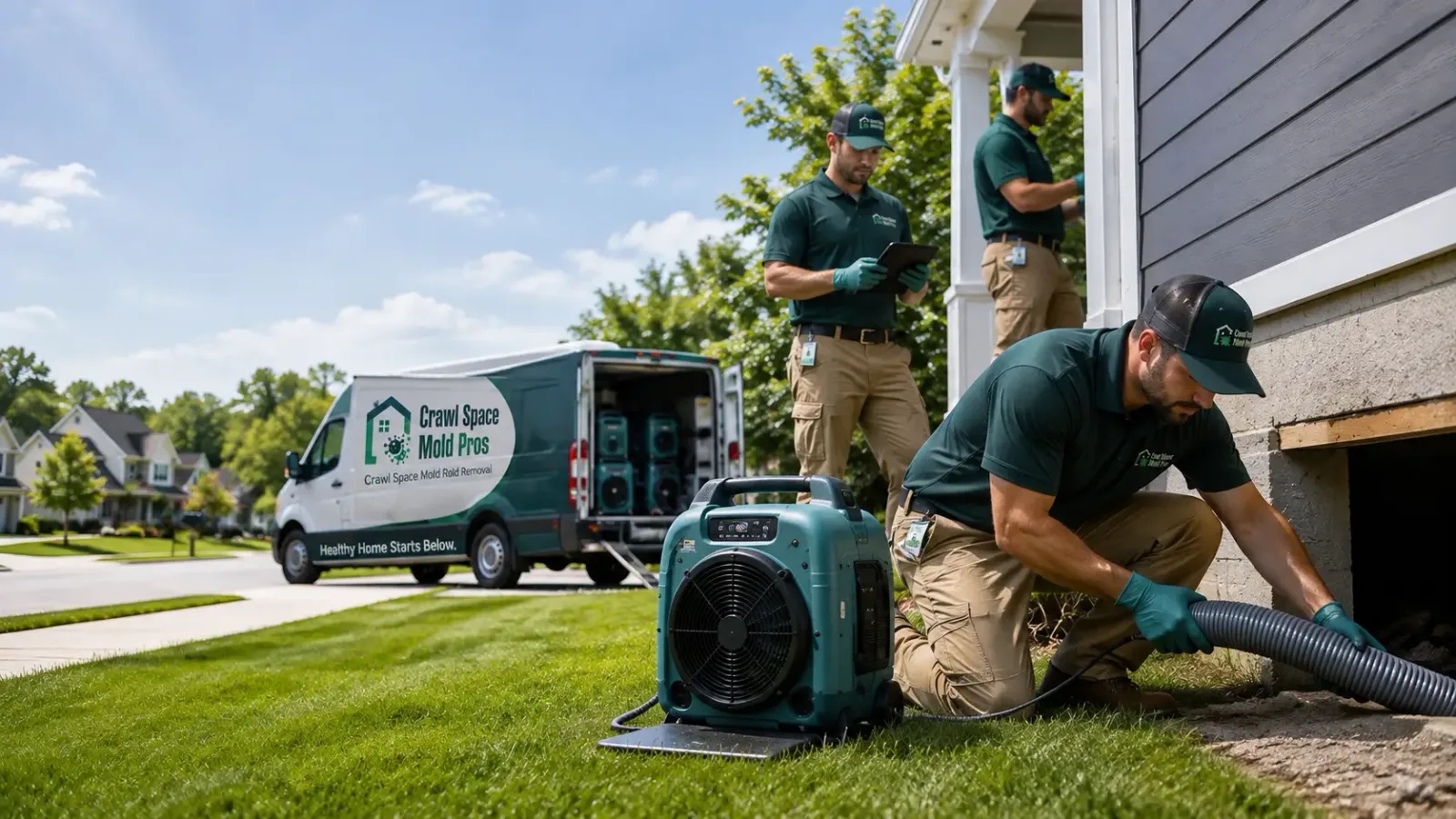 Crawl Space Mold Removal in Campbell Hill, IL